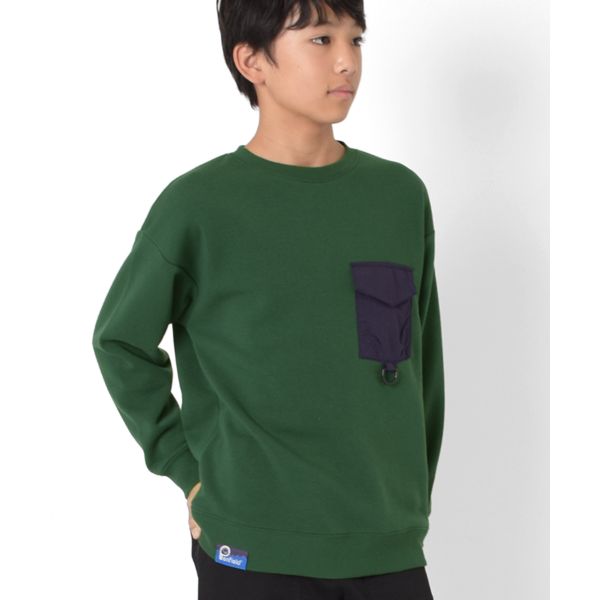 【Penfield】裏起毛・別布ポケットトレーナー