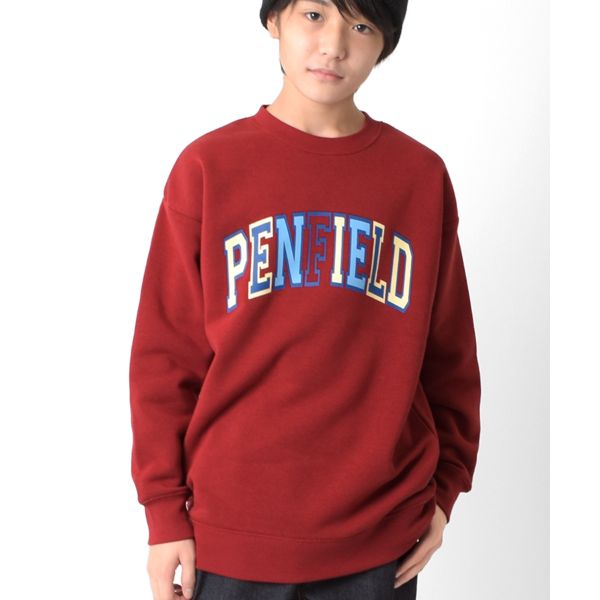 【Penfield】裏起毛・カラフルロゴプリントトレーナー