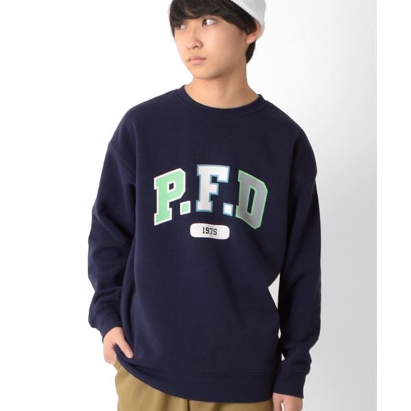 【Penfield】裏起毛・カラフルロゴプリントトレーナー