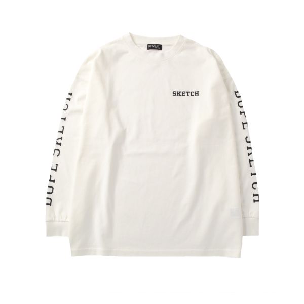 袖ロゴビッグ長袖Tシャツ