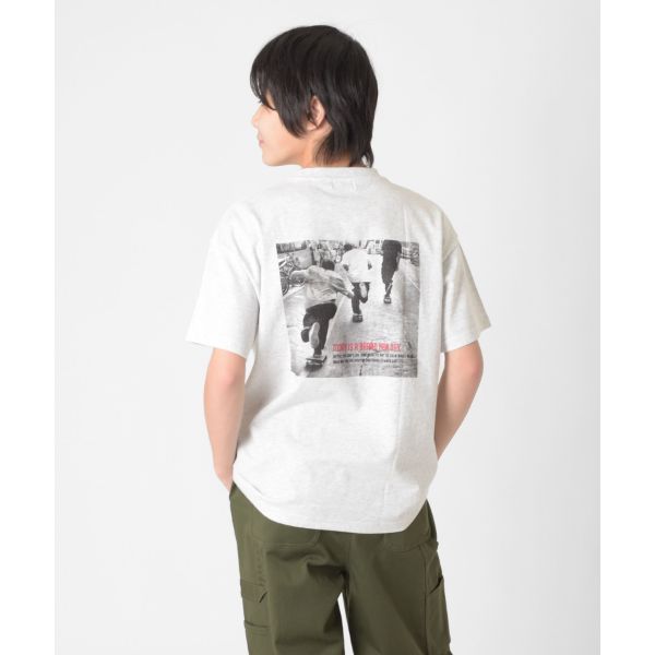 【接触冷感】アソートバックフォトプリント半袖Tシャツ