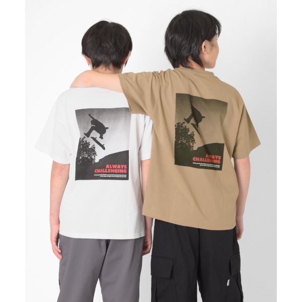 【接触冷感】アソートバックフォトプリント半袖Tシャツ