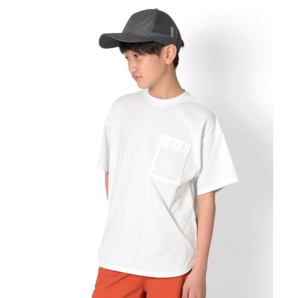 【大人向けサイズあり】【接触冷感】アソートポケット裾ラウンド半袖Tシャツ