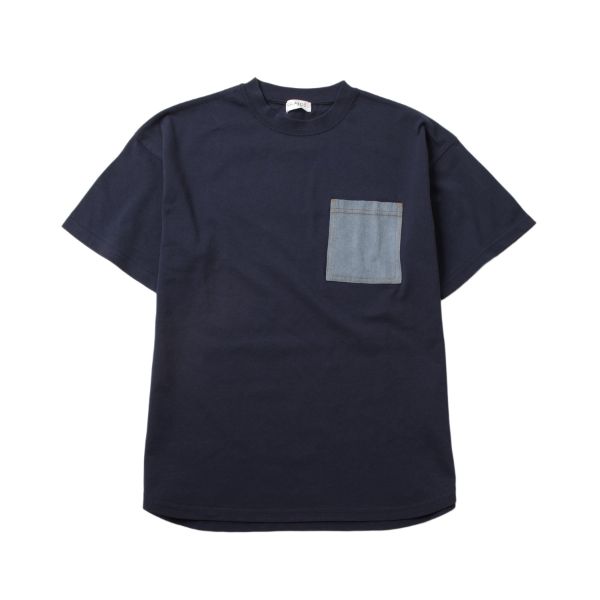 【大人向けサイズあり】【接触冷感】アソートポケット裾ラウンド半袖Tシャツ