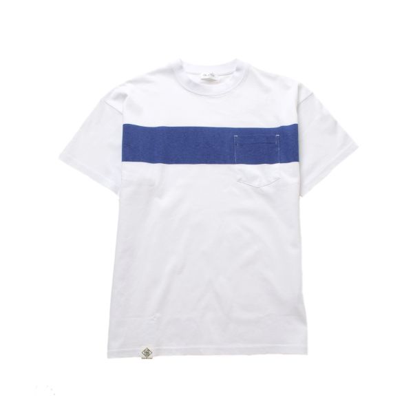 ラインボーダー半袖Tシャツ