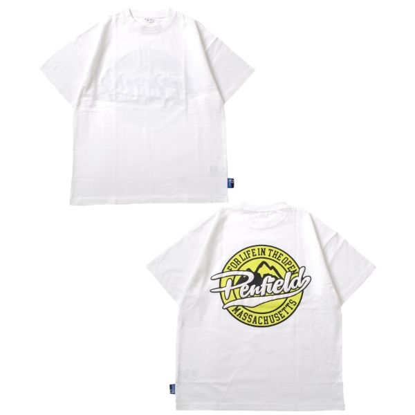 【Penfield】USAコットン・バックサークル発泡プリントビッグ半袖Tシャツ