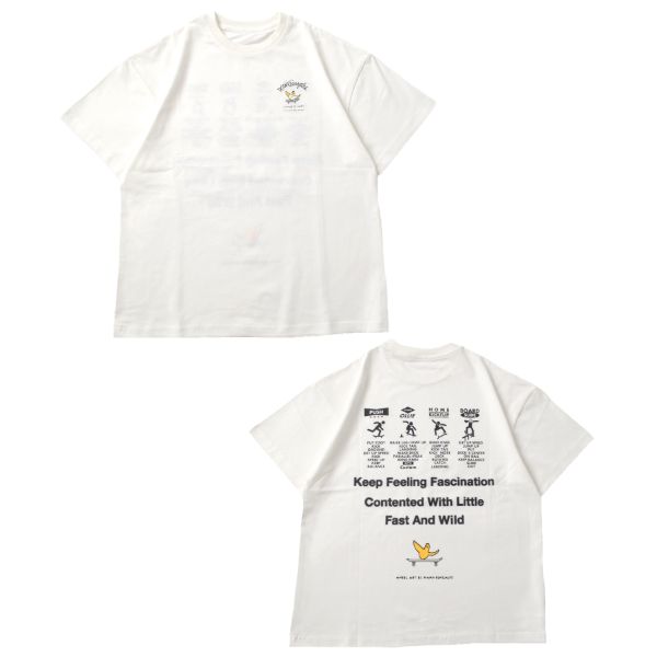 【(What it isNt)ART BY MARKGONZALES/ワットイットイズントマークゴンザレス】バックプリント半袖Tシャツ