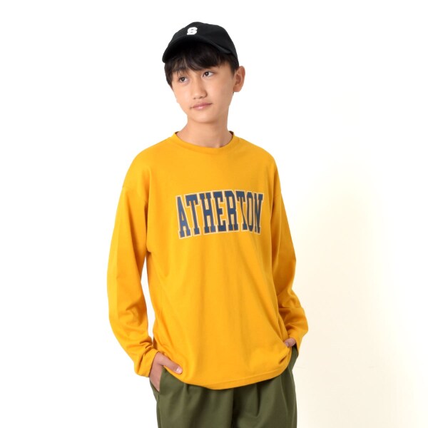 【再入荷】【プチプラ】アソートフロントロゴプリント長袖Tシャツ