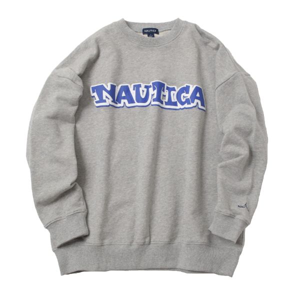 【NAUTICA】フロントグラフィティロゴトレーナー