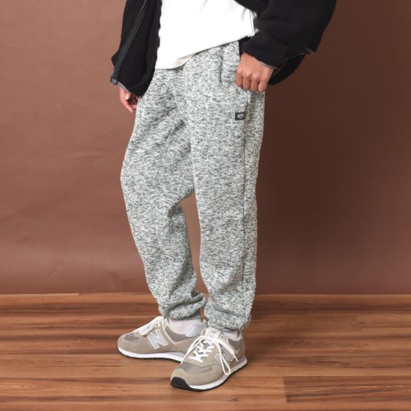 【あったか】ニットフリース・ジョガーパンツ