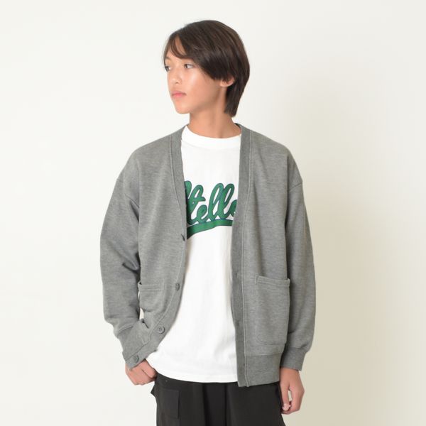 裏毛・ベーシックカーディガン