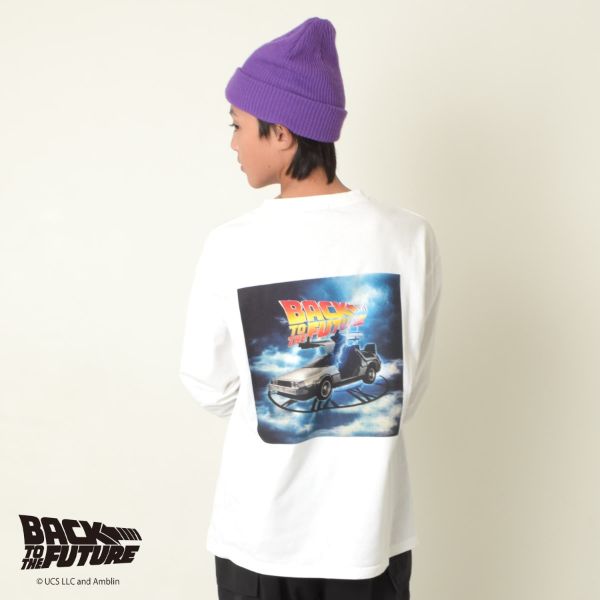 【Back to the Future】ヴィンテージ加工天竺Tシャツ