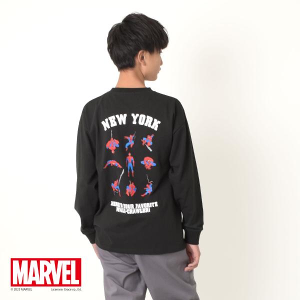 【MARVEL】スパイダーマン / バックプリントTシャツ