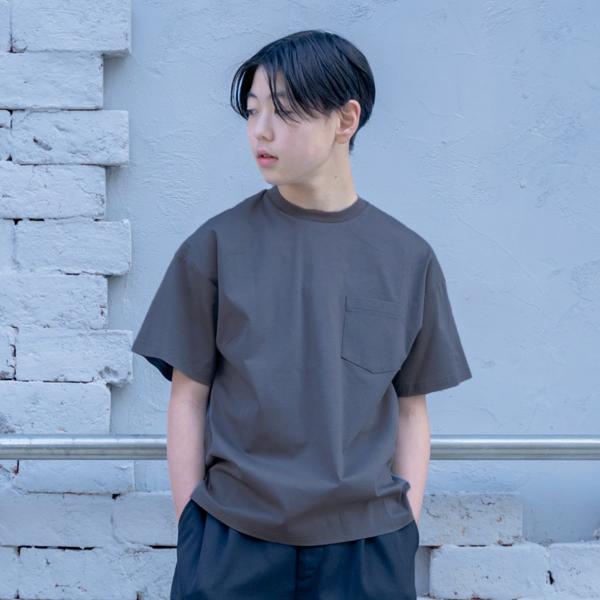 シルケットスムース・シンプルきれい半袖Tシャツ(140 クロ シルケットスムース・シンプルきれい半袖Tシャツ(140 クロ