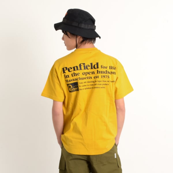 【Penfield】USAコットン・バックロゴ半袖Tシャツ