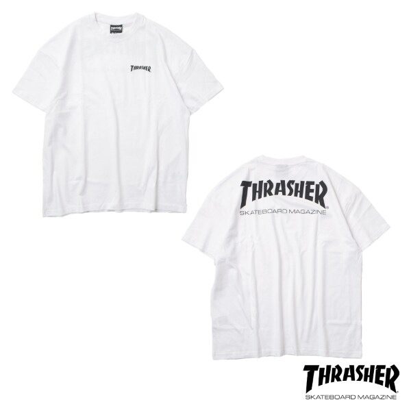 【THRASHER】バックロゴビッグ半袖Tシャツ