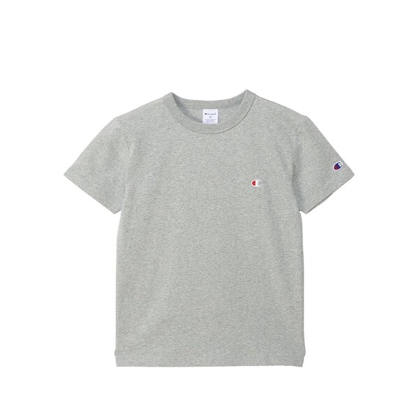 【Champion】ワンポイント刺繍半袖Tシャツ