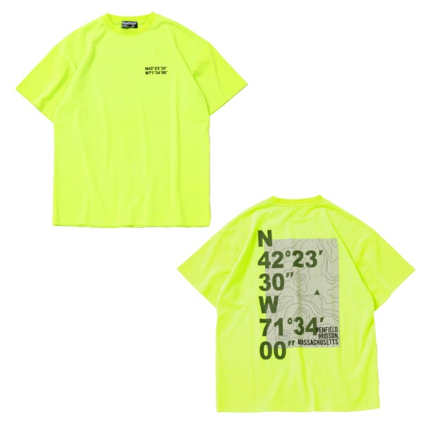 【Penfield】【防虫加工】バックMAPプリント半袖Tシャツ