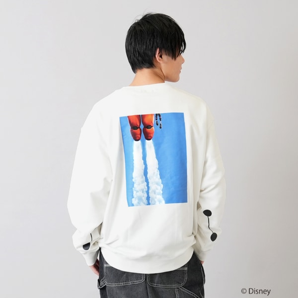 【DISNEY】BAYMAX / バックフォトプリントトレーナー