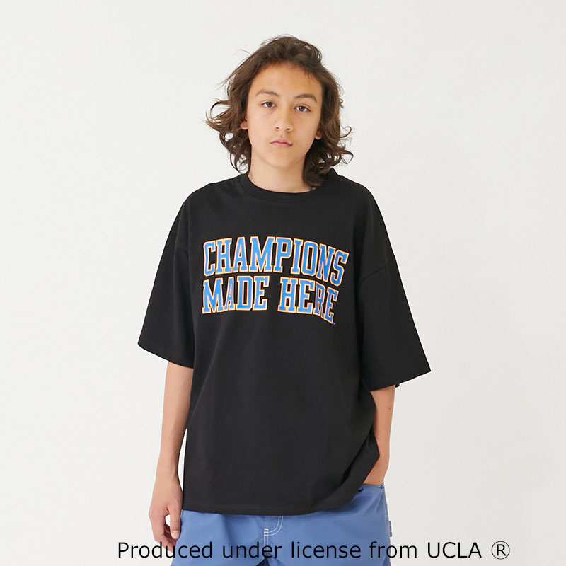 【大人向けサイズあり】【接触冷感】ハイクールコットン・UCLA大学半袖Tシャツ