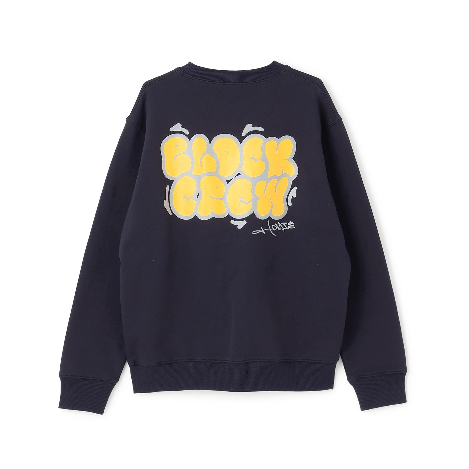 グラフィティ バックプリントロゴ 裏毛トレーナー