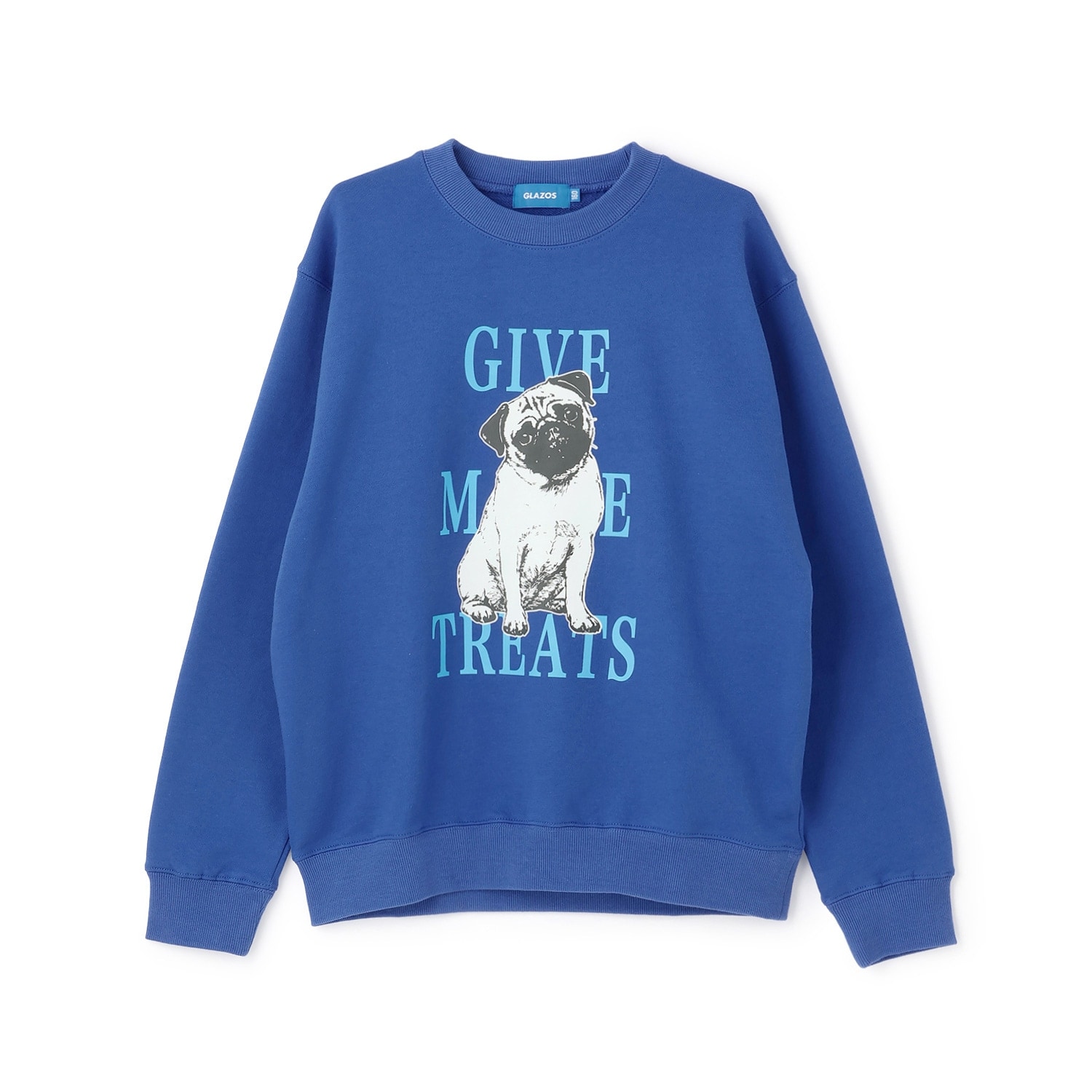 アニマル フロントプリント 裏毛トレーナー