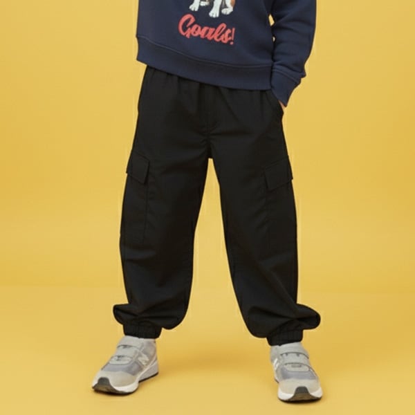 【SKIT0LY】ナイロン起毛裏地つきカーゴパンツ