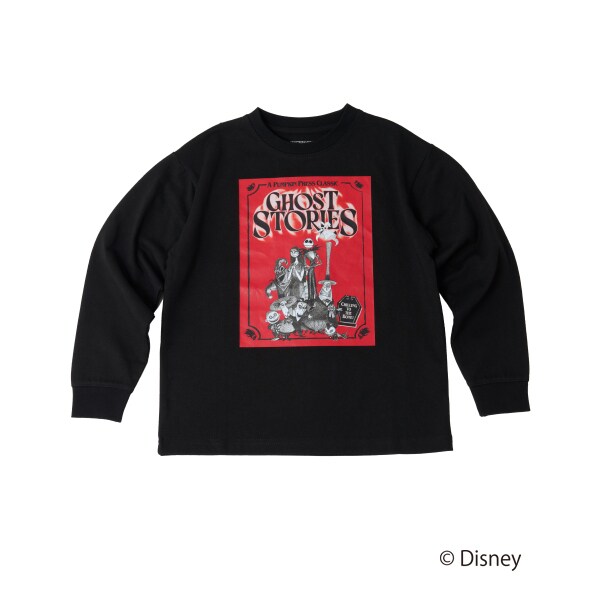 【SKIT0LY】【DISNEY】ナイトメアー・ビフォア・クリスマス/プリント長袖Tシャツ