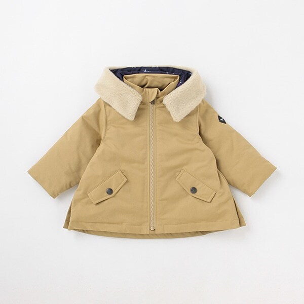 ベビー ラビットプリントダウンコート(90cm ベージュ): ベビー  