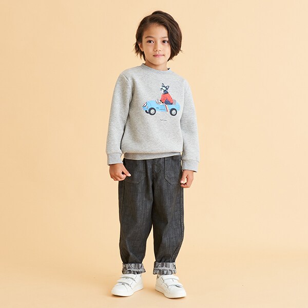 バックプリントロングパンツ