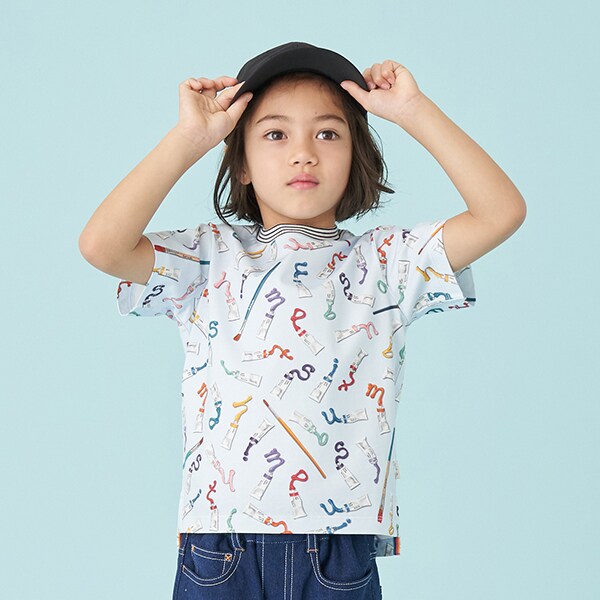 paul smith Mサイズ カラフルペイント柄 半袖Tシャツ paul smith Mサイズ カラフルペイント柄 半袖Tシャツ