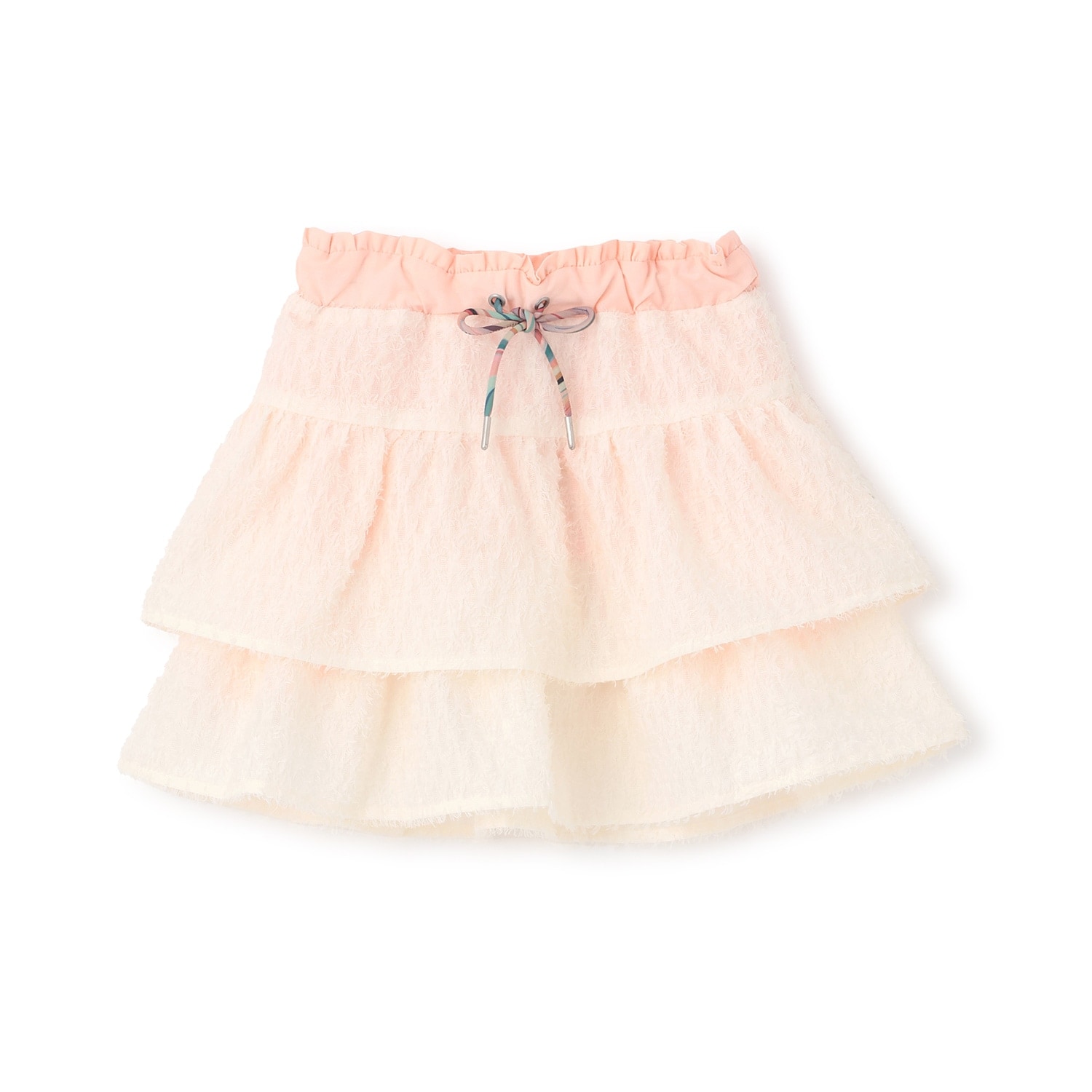 シャギーティアードスカート