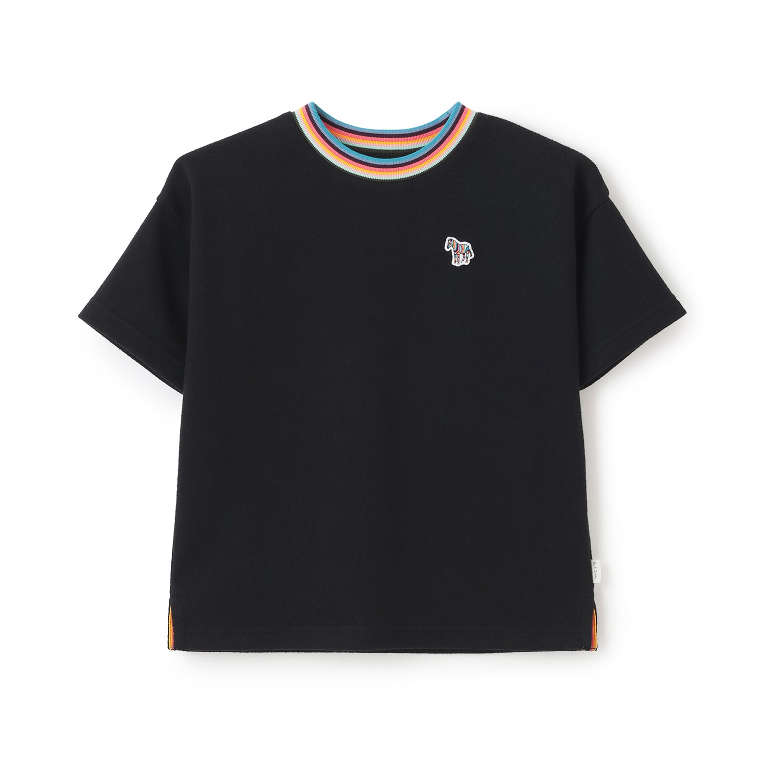 アーティストストライプリブ半袖Tシャツ