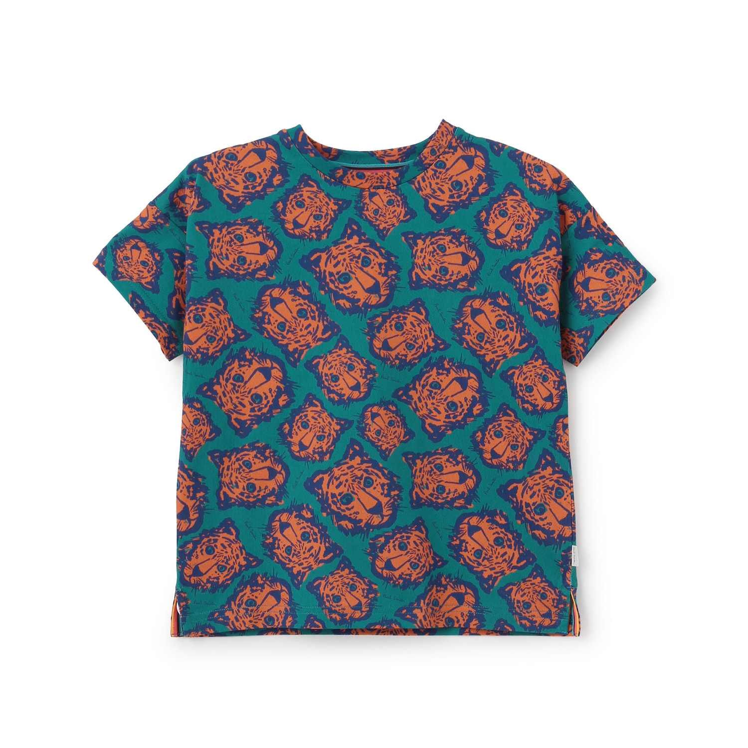 総柄プリント半袖Tシャツ