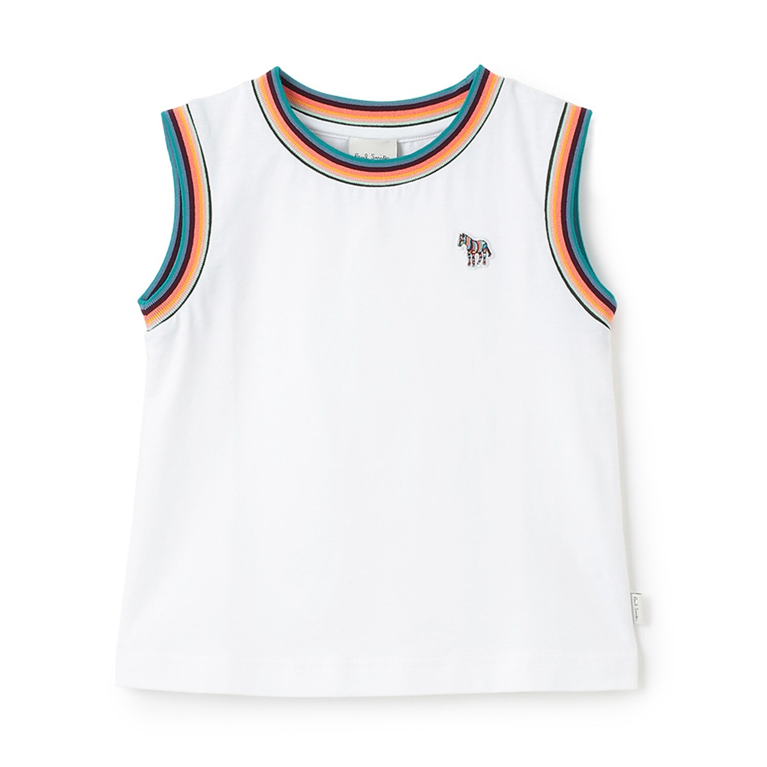 ストライプリブタンクトップ