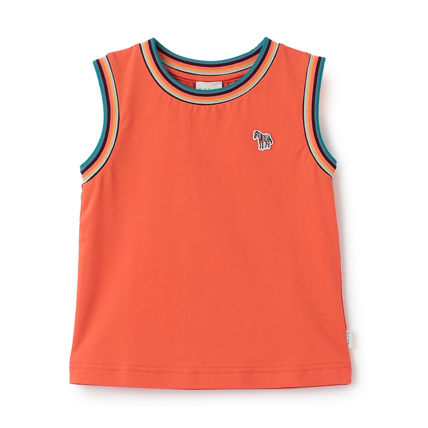 ストライプリブタンクトップ