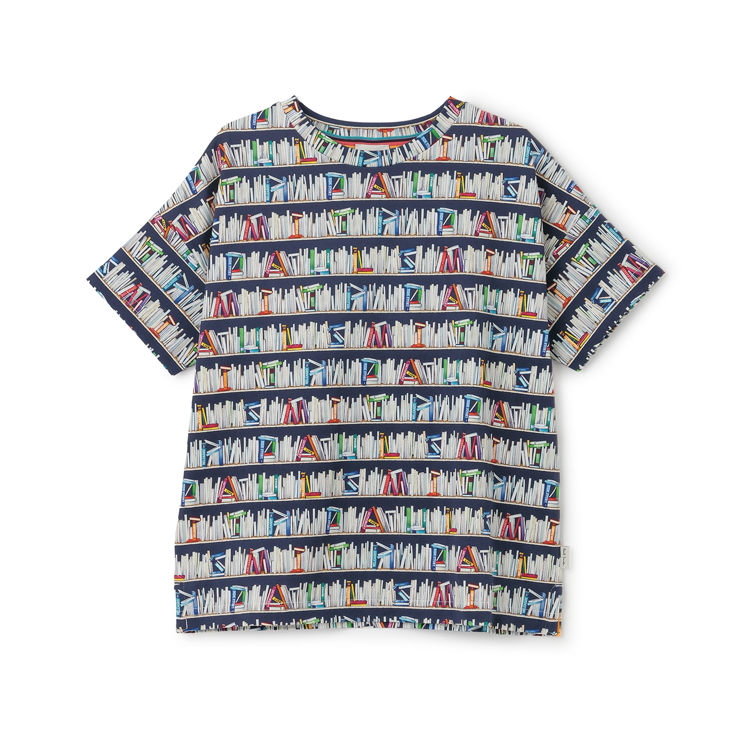 総柄プリント半袖Tシャツ