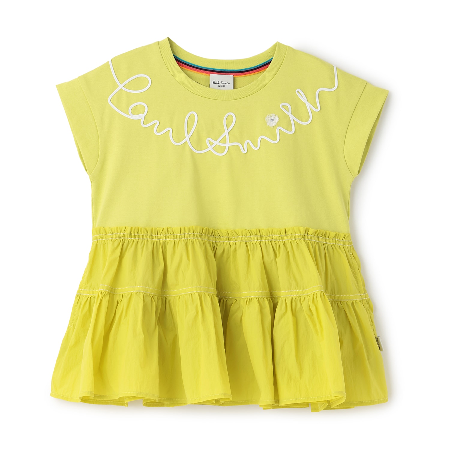 コード刺しゅうロゴチュニック