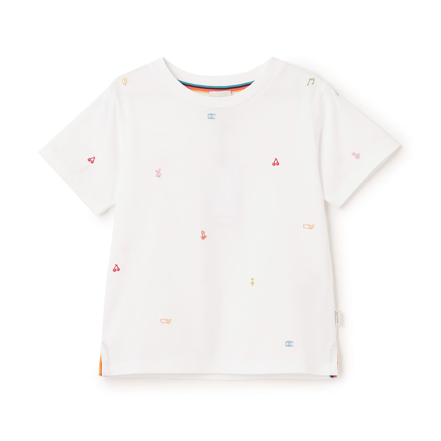ドゥードゥルミニ刺しゅう半袖Tシャツ
