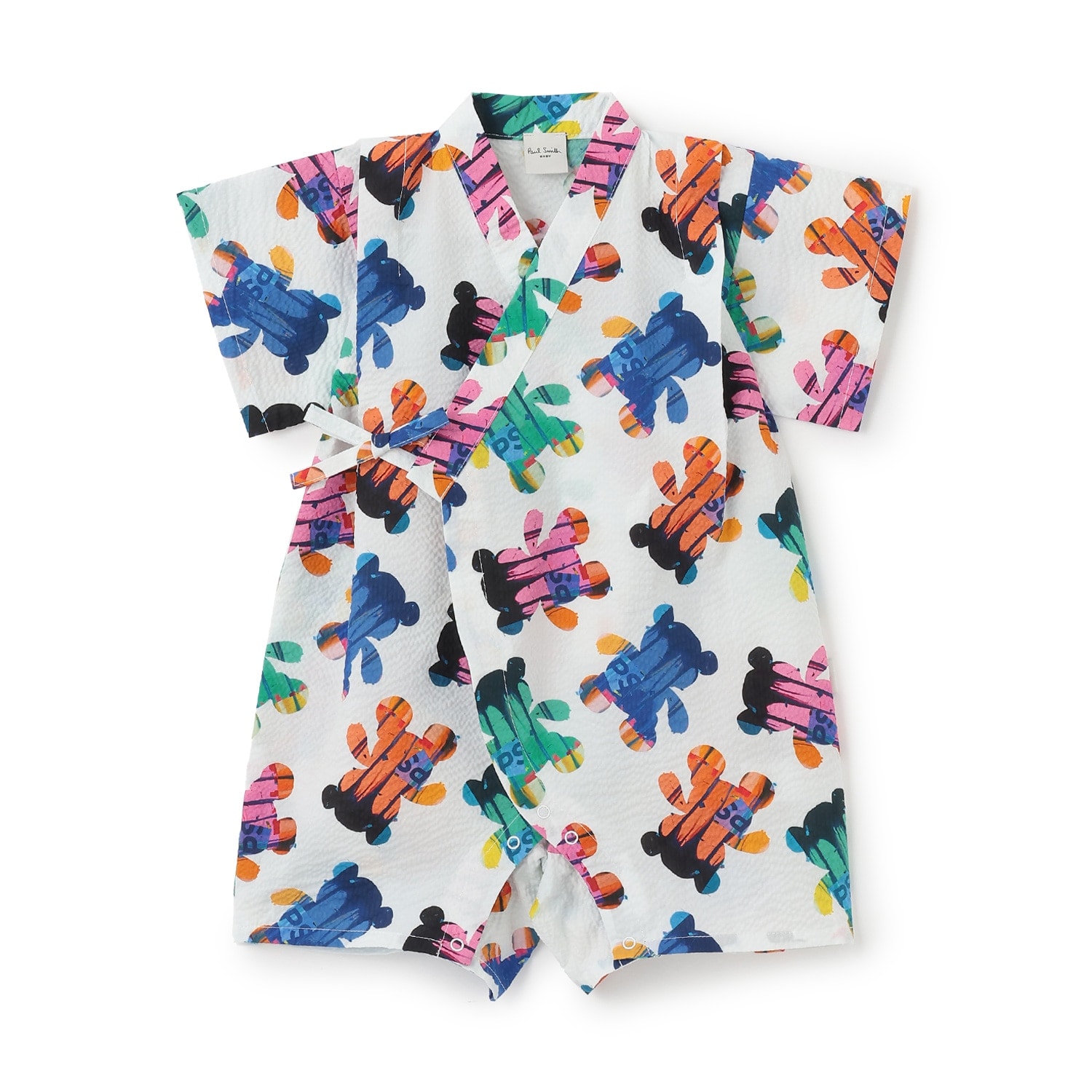 総柄プリント甚平オール