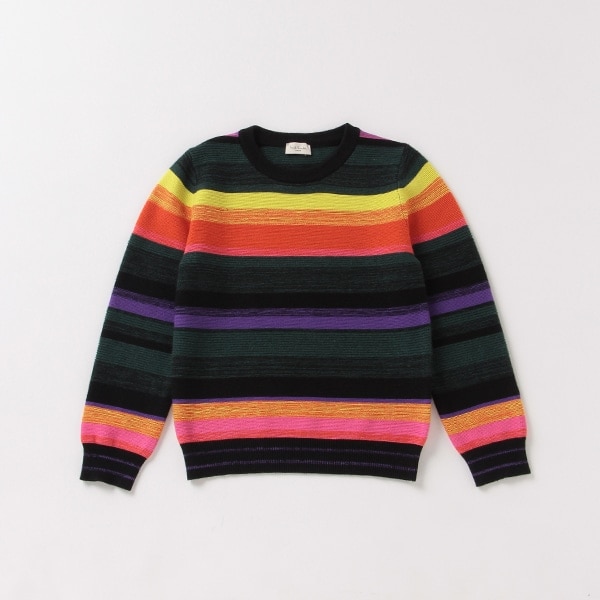 Narumiya Online ナルミヤ オンラインの公式通販サイトマルチカラーニット プルオーバー S 100 110 マルチ キッズ