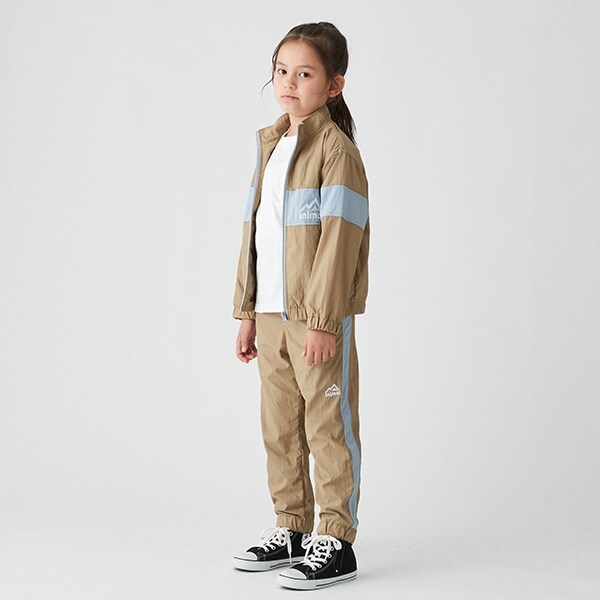 配色切替ナイロンパンツ