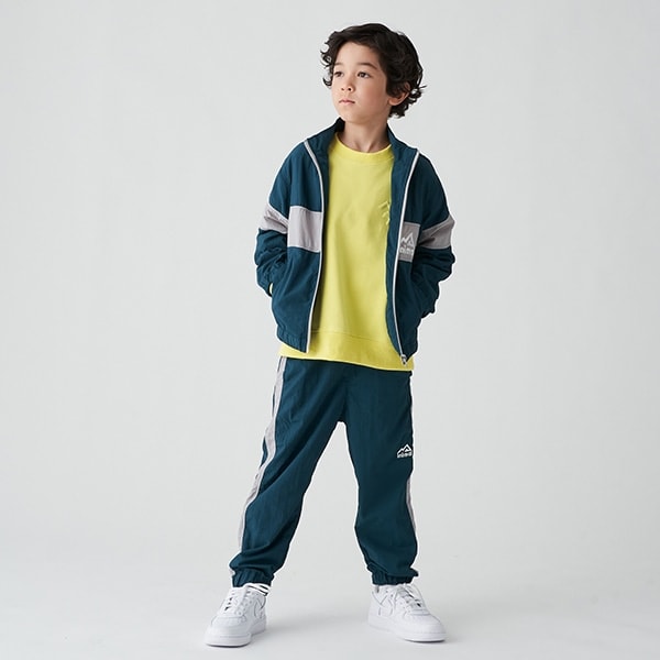 配色切替ナイロンパンツ