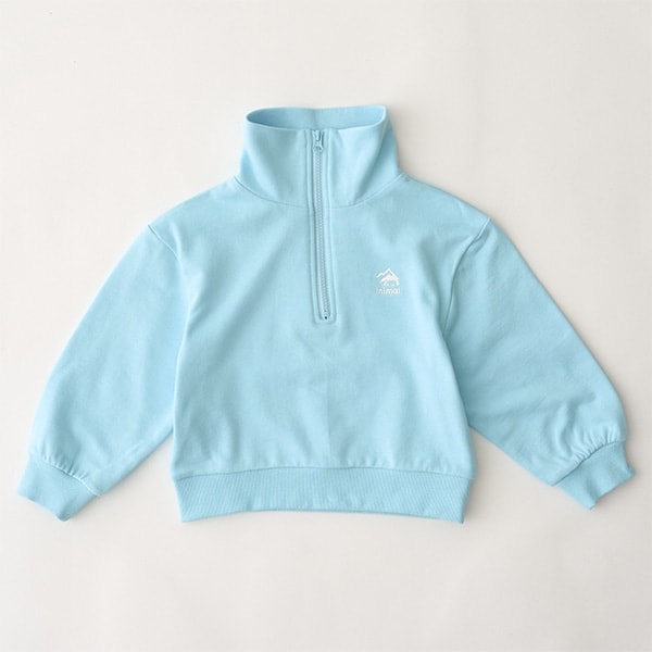 ハーフジッププルオーバー