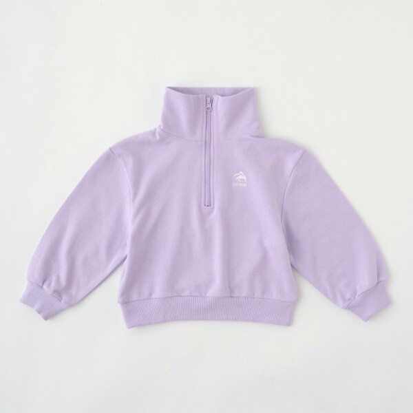 ハーフジッププルオーバー