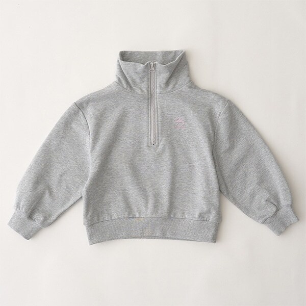 ハーフジッププルオーバー
