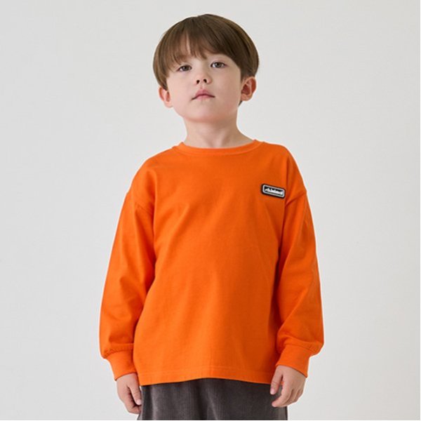 【防汚加工】シリコンワッペン長袖Ｔシャツ