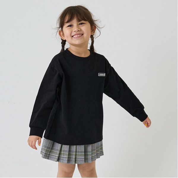 【防汚加工】シリコンワッペン長袖Ｔシャツ