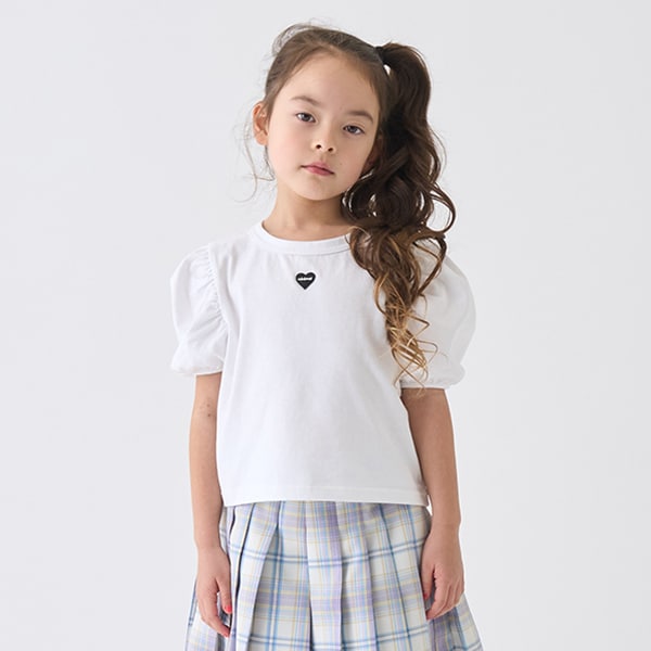 【防汚加工】パフスリーブTシャツ