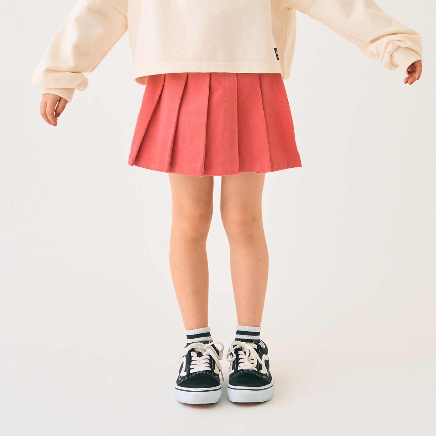 細コールラップパンツ